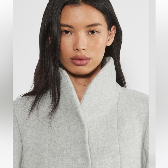 NWOT WILFRED
ARITZIA)The Cocoon Coat - Virgin Wool Cashmere Heather XL - Picture 5 of 16